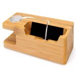 Bamboo Wood USB Charging Desk Station