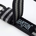 24mm Black Grey NATO Style Watch Strap - Black Buckle