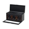 Triple Watch Winder with Cover and Storage
