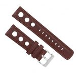 20mm Chocolate - Barton Rally Horween Leather Watch Bands