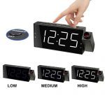 rojector Ceiling Clock with 7”Large Digtal LED Display Dimmer