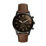 Fossil Men's Townsman Quartz Leather Chronograph Watch