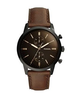 Fossil Men's Townsman Quartz Leather Chronograph Watch