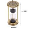 SuLiao Hourglass 60 Minute Sand Timer Metal Antique Sand Clock