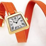 Bruno Magli Italian Leather Double Wrap Strap Watch