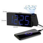 180°Projector Clock LED Display for Kid