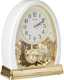 Joyful Crystal Pearl Musical Mantel Clock