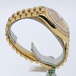 Diamond Bezel Rolex Day-Date 40 President Yellow Watch