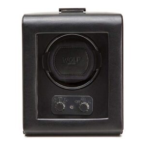 WOLF Heritage Single Watch Winder with Cover