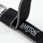 22mm Black / Grey Edges - BARTON Jetson NATO Style Watch Strap