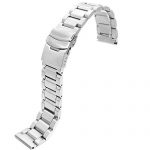 Stainless Steel Watch Band with Deployment Lock Buckle