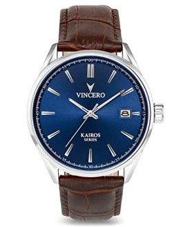 Blue dial Vincero Luxury Men’s Kairos Wrist Watch,
