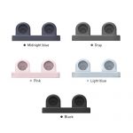 Dual iWatch Charging Stand Dock Silicone with Apple Watch Series