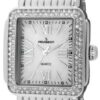 Peugeot Rectangle Dress Watch with Crystal Decorated Bezel