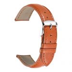 iStrap Genuine Calfskin Leather Watch Band Padded Replacement