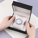  Watch Gift Box Black PU Leather Single Watch Gift Case