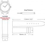 deBeer Stage Coach Leather Watch Strap