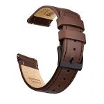 18mm Quick Release Leather Watch Band