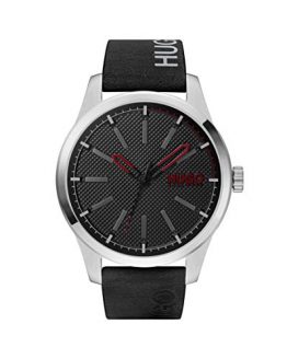 Hugo Boss Men's Watch with Leather Calfskin Strap