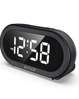 Small LED Digital Alarm Clock with Snooze