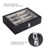 Multi Sunglasses Organizer Leather Holder Box with 8 Slots