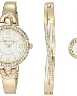 Anne Klein Swarovski Crystal Accented Watch