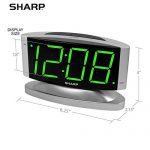 LED Digital Alarm Clock Swivel Base