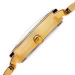 August Steiner Diamond Hour Markers On Stainless Steel Bracelet 