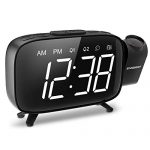 Projection Alarm Clock, ELEGIANT FM Radio Alarm Clock
