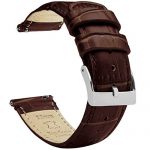 BARTON Alligator Grain - Quick Release Leather Watch Band