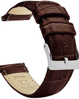 BARTON Alligator Grain - Quick Release Leather Watch Band