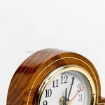 Office Decor Clock Rosewood Design Elegant Fireplace