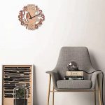Tree Shaped Wall Clock Wood