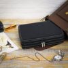 SONGMICS 8-Slot Portable Watch Box Travel Case Storage