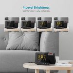 USB Charger Digital Clock Projector