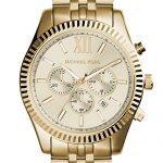 Michael Kors Lexington Gold-Tone Stainless Steel Watch
