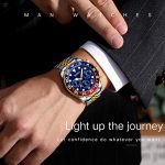 Mens Luxury Wrist Watches Luminous Chronograph Analog