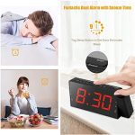 Alarm Clock Projection on Ceiling, FM Radio Wall Clock