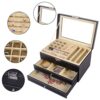 Watches Jewelry Box Organizer Holder