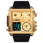SKMEI Men's Digital Sports Watch, LED Square Large Face