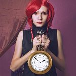 Gold Clock Necklace: A Must-Have Hip Hop Rapper Accessory for Your White Rabbit Costume