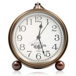 Living Room Metal Antique Table Clock