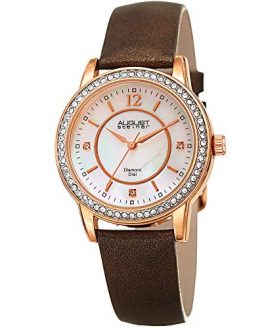 August Steiner Swarovski Crystal Studded Women’s Watch