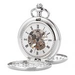Pocket Watch - Smooth Double Case SIBOSUN Skeleton