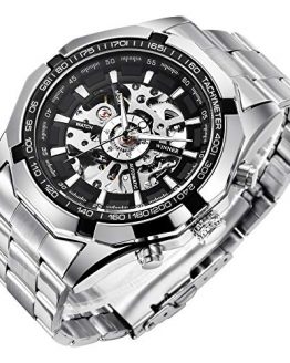 Skeleton Waterproof Automatic Self-Winding Watch for Men