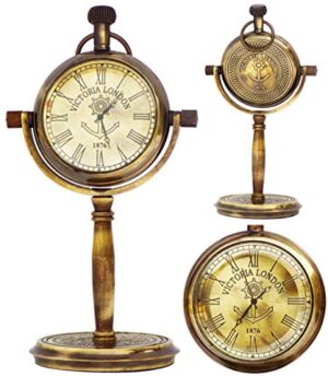 JD'Z COLLECTION Brass Nautical Marine Desk