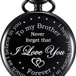 Pocket Watch Personalized Engraved for Brother