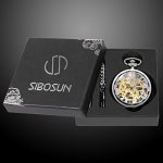 Steampunk Transparent Open Face Pocket Watch