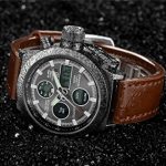 Analog Digital Golden Hour Military Watch Waterproof
