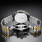 Mens Watches Men Chronograph Waterproof Analogue Quartz